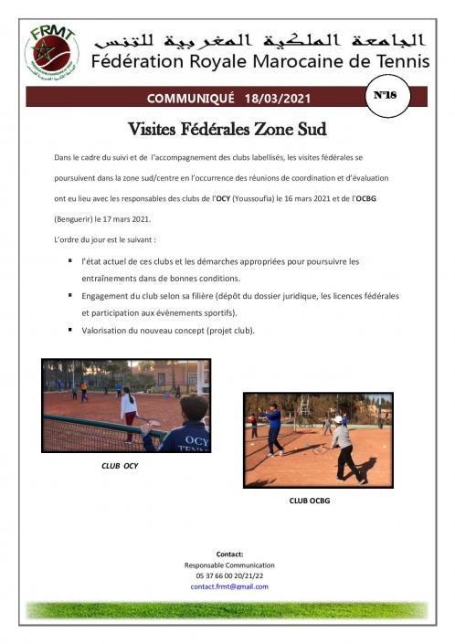 COMMUNIQUE DEUXIEME VISITE ZONE SUD N° 18-page-001