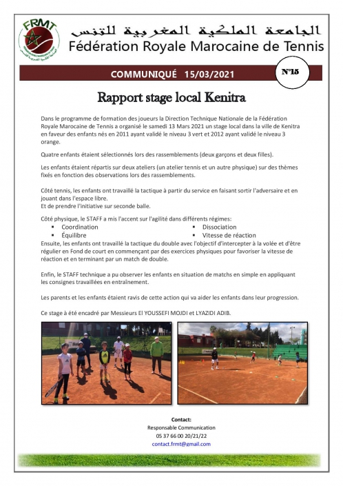 COMMUNIQUE RAPPORT STAGE LOCAL KENITRA N°15-page-001