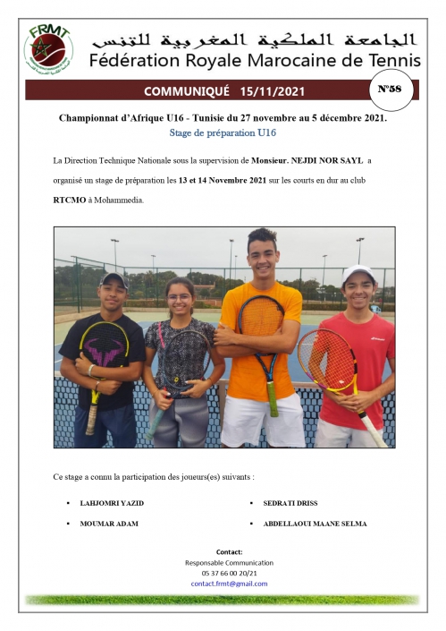 COMMUNIQUE STAGE DE PREPARATION U 16 N°58_page-0001