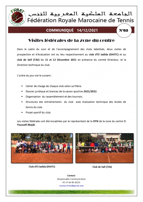 COMMUNIQUE VISITES FEDERALES ZONE DU CENTRE MOIS 12 N°63_page-0001