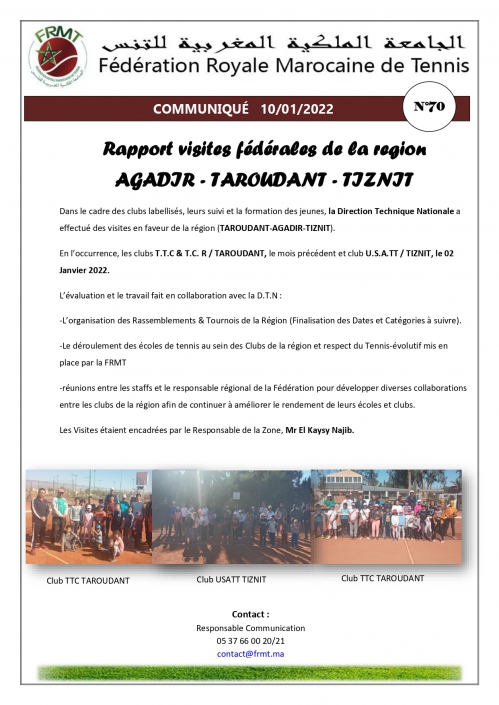 COMMUNIQUE RAPPORT VISITES REGION TAROUDAT N°70_page-0001