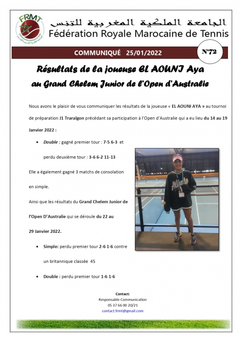 COMMUNIQUE RESULTATS AYA EL AOUNI N°72_page-0001