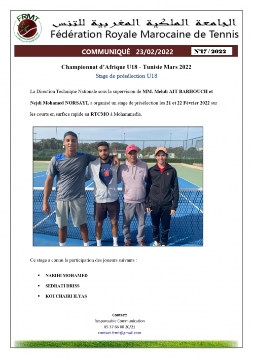 COMMUNIQUE-STAGE-DE-PREPARATION-U-18-N°17_page-0001