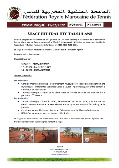 COMMUNIQUE-STAGE-FEDERAL-TAROUDANT-N°13-2022_page-0001