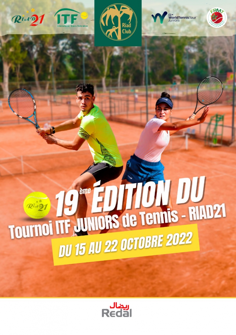 Affiche Tournoi ITF Junior RIAD21 FRMT