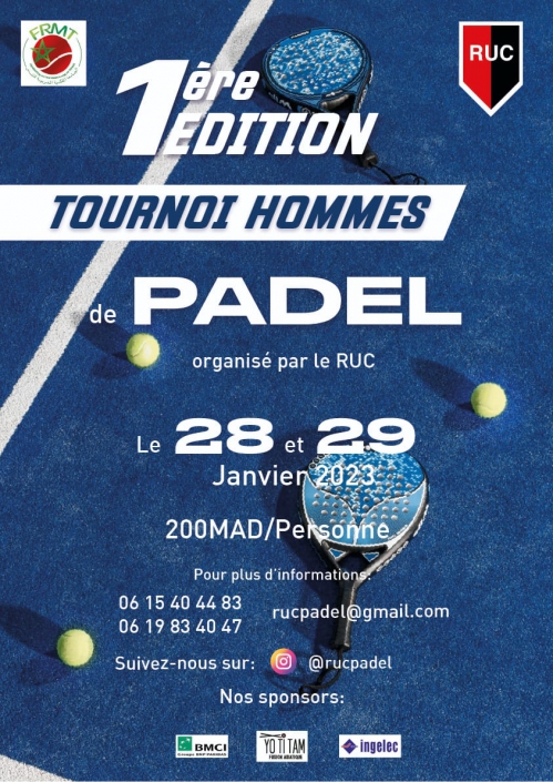 RUC PADEL HOMME JANVIER