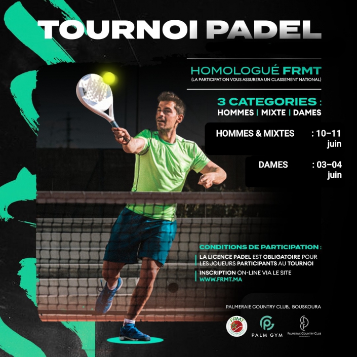 Affiche Palm Padel Juin 2023