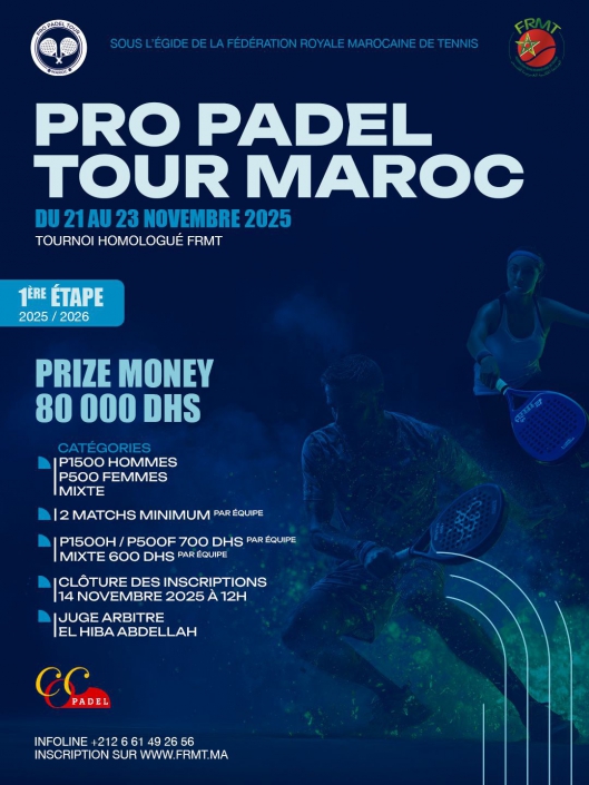 PRO PADEL TOUR P1500 21-23 Nov 2025
